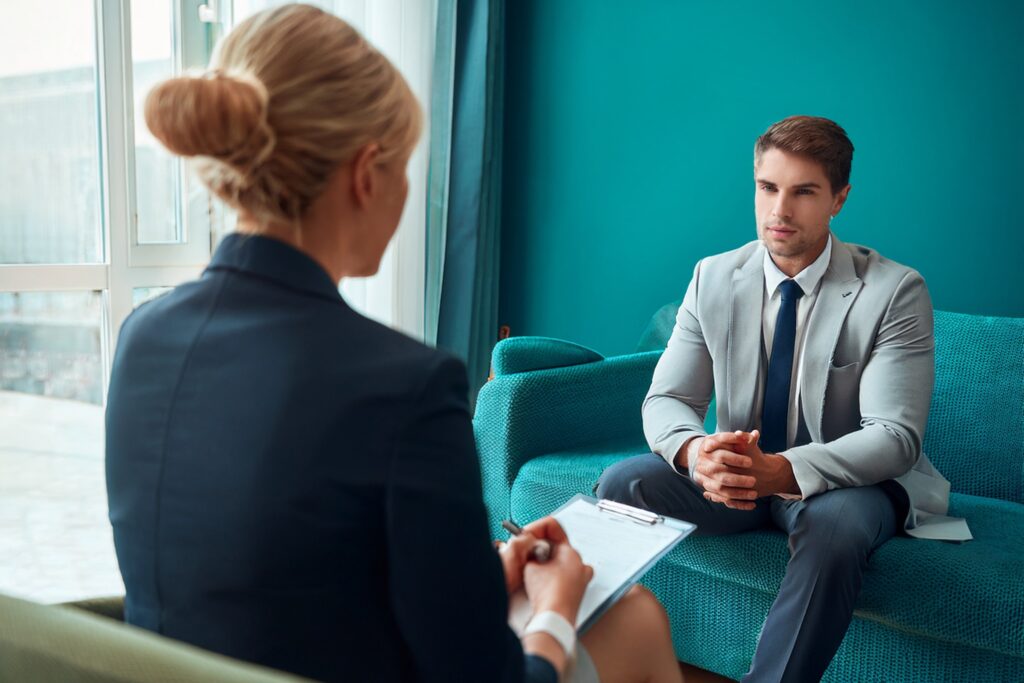 talking to a trained professional